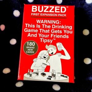Buzzed - First Expansion Pack.  Tipsy Drinking Game.  New in box